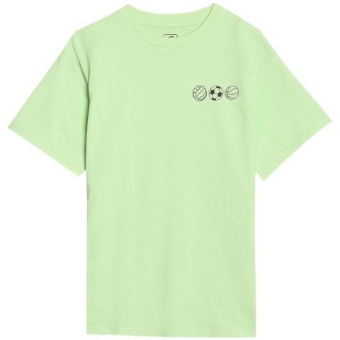 Koszulka dla chłopca 4F M2640 soczysta zieleń 4FJRSS25TTSHM2640 45S