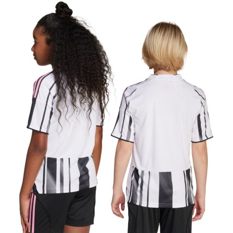 Koszulka dla dzieci adidas Juventus 25/26 Home biało-czarna JN5237