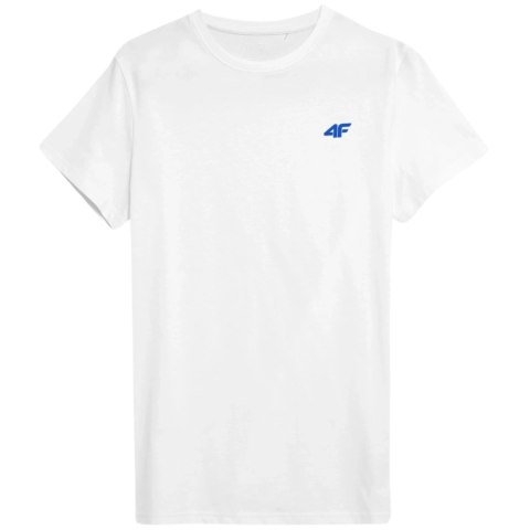 Koszulka męska 4F M1895 3pak granatowa, niebieska, biała 4FWSS24TTSHM1895 91S