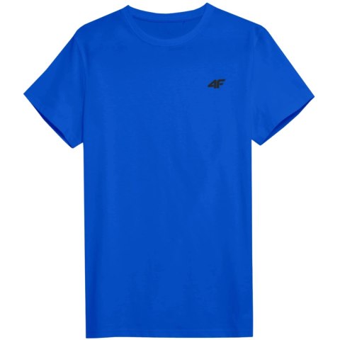 Koszulka męska 4F M1895 3pak granatowa, niebieska, biała 4FWSS24TTSHM1895 91S