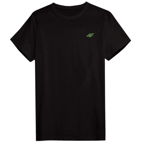 Koszulka męska 4F M3094 3pak beżowa, oliwkowa, czarna 4FWSS25TTSHM3094 92S