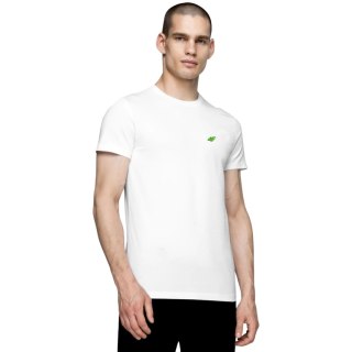 Koszulka męska 4F M3096 biała 4FWSS25TTSHM3096 10S