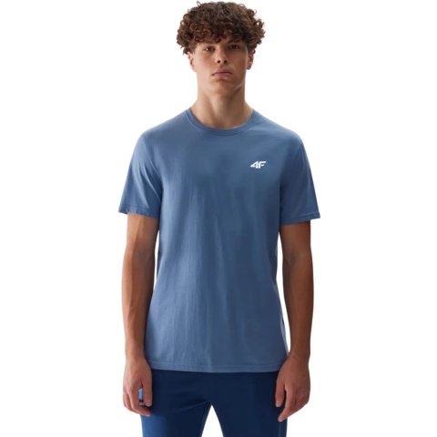 Koszulka męska 4F M3096 niebieska 4FWSS25TTSHM3096 32S