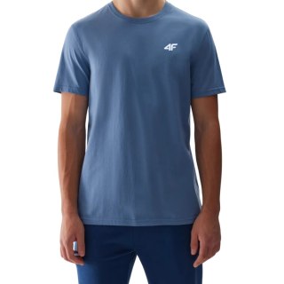 Koszulka męska 4F M3096 niebieska 4FWSS25TTSHM3096 32S