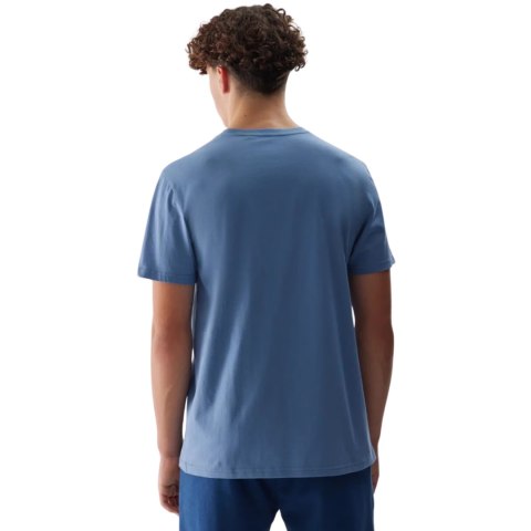 Koszulka męska 4F M3096 niebieska 4FWSS25TTSHM3096 32S