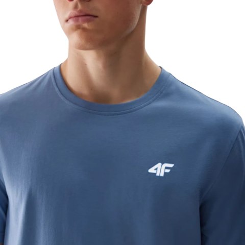 Koszulka męska 4F M3096 niebieska 4FWSS25TTSHM3096 32S