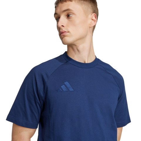 Koszulka męska adidas Tiro 25 Tee Travel granatowa JY5949