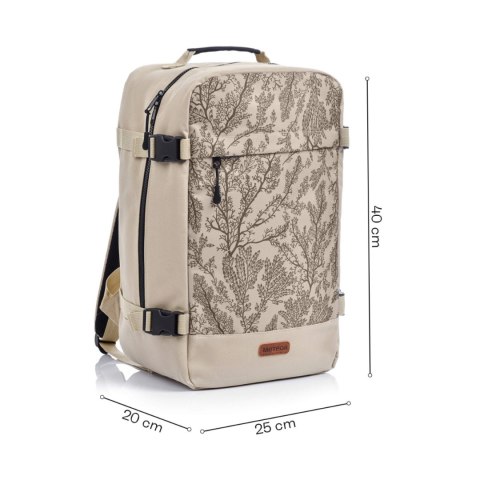 Plecak kabinowy Meteor Hermod 20 l Rami beżowy 16880