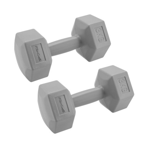 Zestaw hantli Spokey Monster 2x3kg GY szare 943621