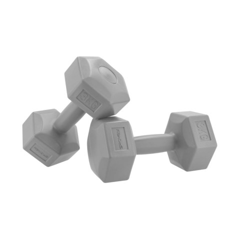 Zestaw hantli Spokey Monster 2x3kg GY szare 943621