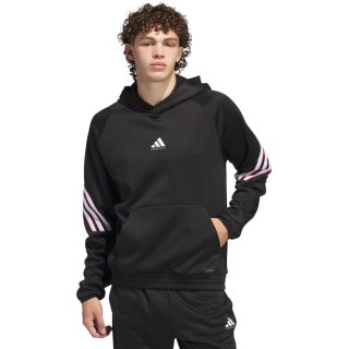 Bluza męska adidas Basketball Crazy Warm Hoody czarna JN2491