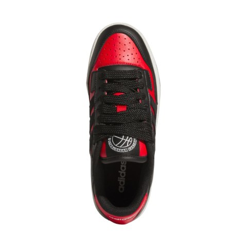 Buty dla dzieci adidas Rapid Court Low czarno-czerwone JR1020
