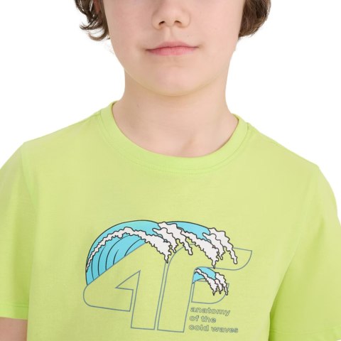 Koszulka dla chłopca 4F M1917 soczysta zieleń 4FJWSS25TTSHM1917 45S