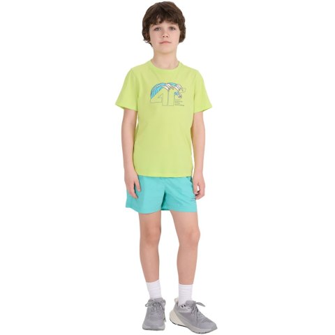 Koszulka dla chłopca 4F M1917 soczysta zieleń 4FJWSS25TTSHM1917 45S