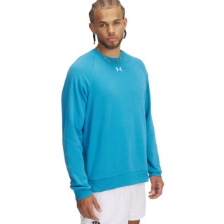 Bluza męska Under Armour Rival Fleece Crew niebieska 1379755 452