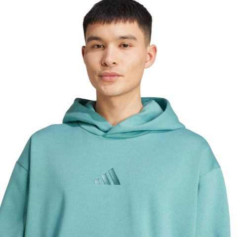 Bluza męska adidas ALL SZN Fleece turkusowa JW0156