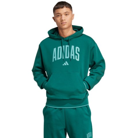 Bluza męska adidas Collegiate Hoodie zielona KC3873