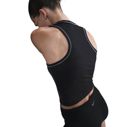 Koszulka damska Nike Dri-Fit One Fit Crop czarna IB7886 010