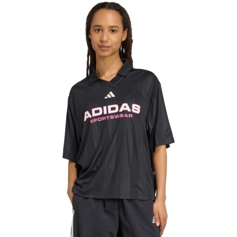 Koszulka damska adidas Tiro Q4 Polo czarna JN2749