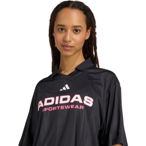 Koszulka damska adidas Tiro Q4 Polo czarna JN2749