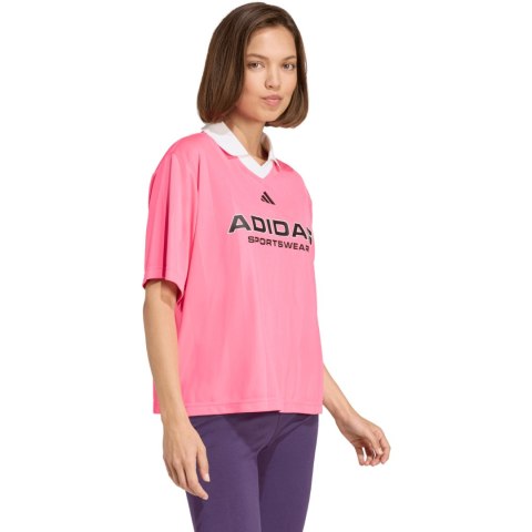 Koszulka damska adidas Tiro Q4 różowa JN2747