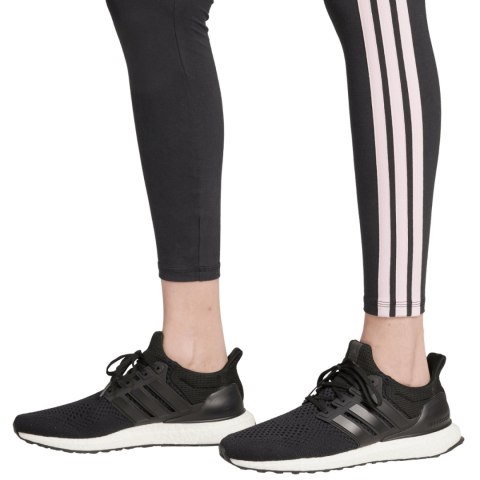 Legginsy damskie adidas Essentials 3-Stripes Cotton czarne JW1815