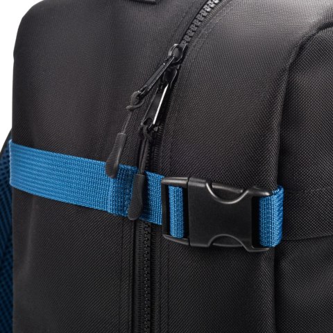 Plecak kabinowy Meteor Hermod czarno-niebieski 16883