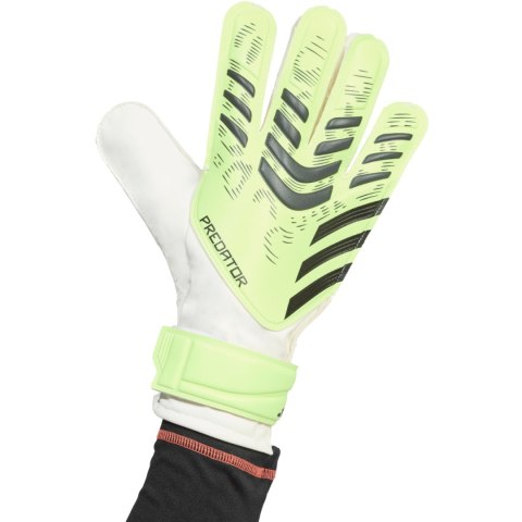 Rękawice bramkarskie adidas Predator Training limonkowe JN5356