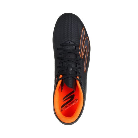 Buty piłkarskie Skechers Gold TF SKX_2 czarno-pomarańczowe 252124 BKOR