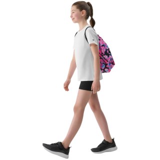 Komplet dla dziewczynki 4F koszulka, spodenki, worek F082 głęboka czerń 4FJWAW25TAPSF082 20S