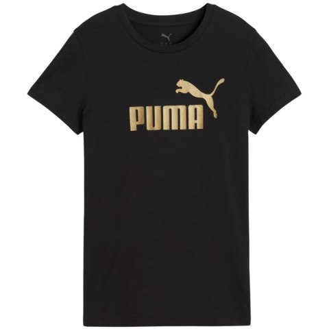 Koszulka damska Puma Ess Metallic No.1 Logo czarna 631536 51