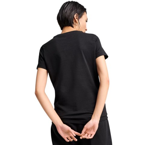 Koszulka damska Puma Ess Metallic No.1 Logo czarna 631536 51