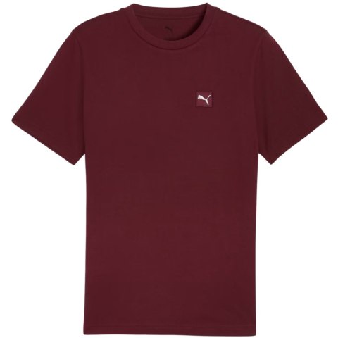 Koszulka męska Puma Ess Elevated Tee bordowa 684726 96