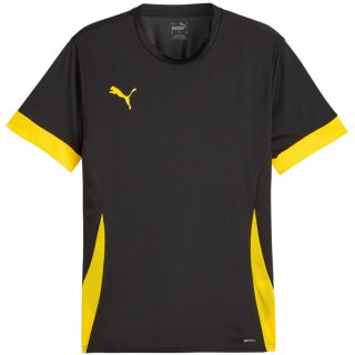Koszulka męska Puma teamGoal Matchday Jersey czarno-żółta 705747 26