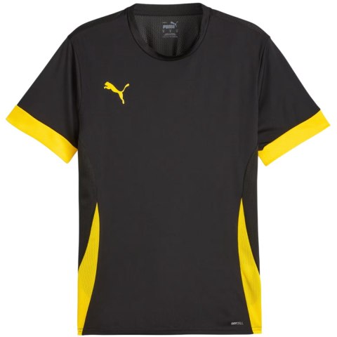 Koszulka męska Puma teamGoal Matchday Jersey czarno-żółta 705747 26