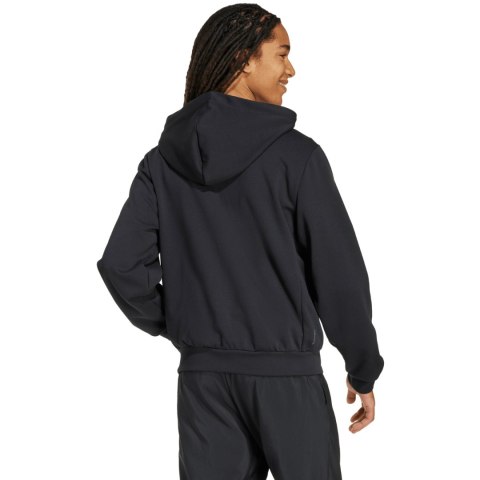 Kurtka męska adidas Essentials Climawarm Hybrid Down Hooded czarna KA5251