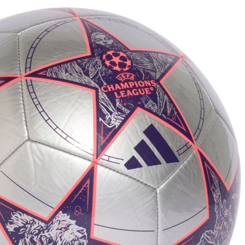 Piłka nożna adidas UCL Club 25/26 League Stage srebrna JP1539