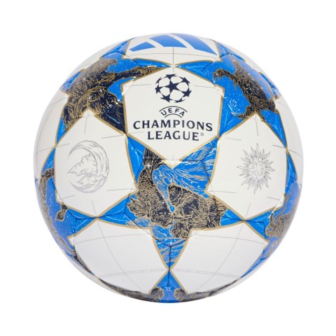 Piłka nożna adidas UCL Pro Sala 25/26 League Stage biało-niebiesko-złota JP1546