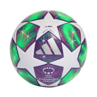 Piłka nożna adidas W UCL 25/26 League Stage League fioletowo-zielono-biała JP1576