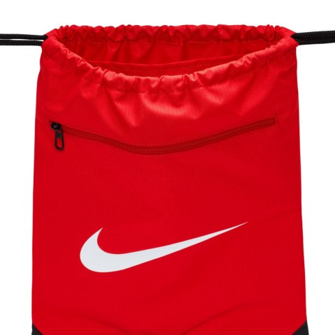 Worek na buty Nike Brasilia 9,5 czerwony DM3978 657