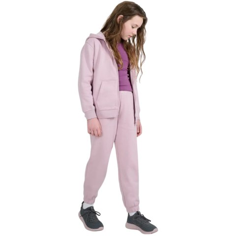 Bluza dla dziewczynki 4F F1952 jasny róż 4FJWAW25TSWSF1952 56S