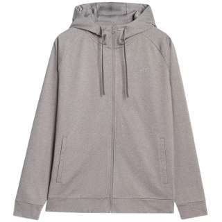 Bluza męska 4F FNK M654 szary melanż 4FWMM00TFSWM654 25M