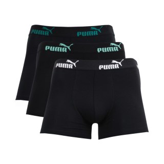 Bokserki męskie Puma 3-pack czarne 100003547 3732/004 020