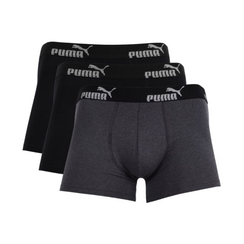 Bokserki męskie Puma 3-pack szare, czarne, 100003547 3730/002 020