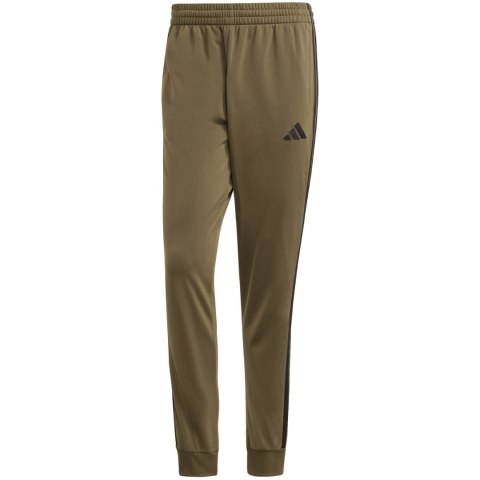 Dres męski adidas Sportswear Basic 3-Stripes Tricot Tracksuit khaki JI8854