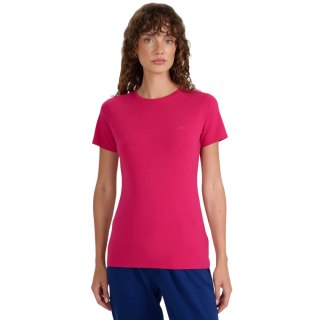 Koszulka damska 4F F2439 ciemny róż 4FWAW25TTSHF2439 53S