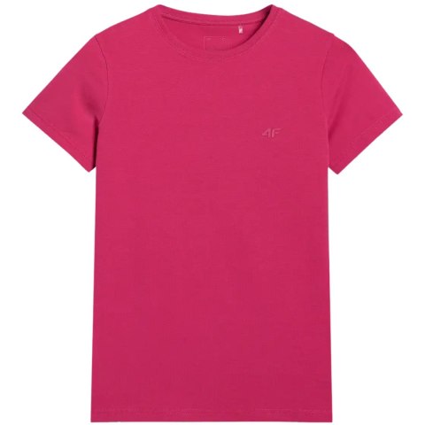 Koszulka damska 4F F2439 ciemny róż 4FWAW25TTSHF2439 53S
