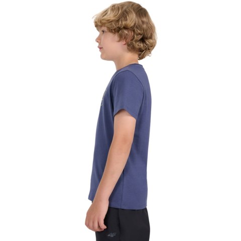 Koszulka dla chłopca 4F M2417 granatowa 4FJWAW25TTSHM2417 31S