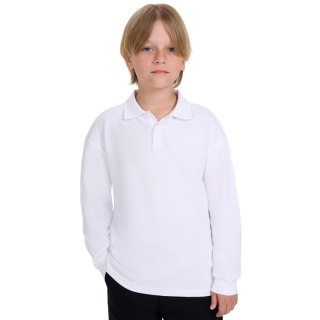 Koszulka dla chłopca longsleeve 4F M483 biała 4FJWAW25TLONM483 10S