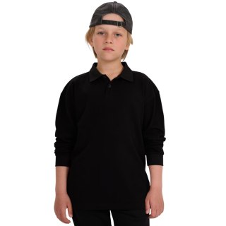 Koszulka dla chłopca longsleeve 4F M483 głęboka czerń 4FJWAW25TLONM483 20S